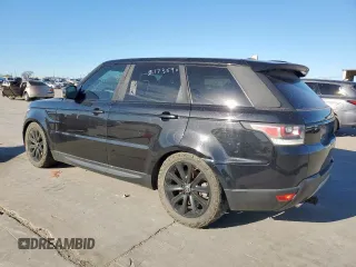 2016 Land Rover Range Rover Sport V6 Diesel HSE with VIN SALWR2KFXGA102920, listed as a Copart auction lot 49410245 with 0 mi miles and Clean Title. Bid and sale history available at carsss.com. Image 2.