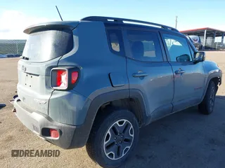 2017 Jeep Renegade Deserthawk с VIN ZACCJBCB7HPF93753, выставлен на аукционе IAAI как лот 41662251 с пробегом 65 626 миль миль и . История ставок и продаж доступна на DreamBid. Изображение 4.