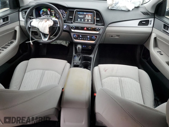 2018 Hyundai Sonata Hybrid SE with VIN KMHE24L34JA087311, listed as a Copart auction lot 48232965 with 50,442 mi miles and Salvage Title. Bid and sale history available at carsss.com. Image 8.