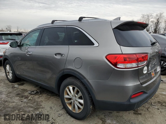 2016 Kia Sorento LX with VIN 5XYPGDA55GG137497, listed as a Copart auction lot 89123245 with Not Provided miles and Non Repairable. Bid and sale history available at DreamBid. Image 2.