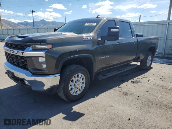 2023 Chevrolet Silverado 3500HD LT with VIN 1GC4YTE71PF180193, listed as a Copart auction lot 71985064 with 40,200 mi miles and Salvage Title. Bid and sale history available at carsss.com. Image 1.