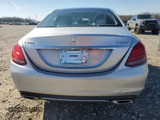 2015 Mercedes-Benz C-Class C 300 Luxury with VIN 55SWF4KB2FU001898, listed as a Copart auction lot 45596695 with 53,411 mi miles and Salvage Title. Bid and sale history available at carsss.com. Image 6.