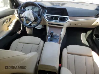 2021 BMW 3 Series 330i with VIN 3MW5R1J02M8B49793, listed as a Copart auction lot 75088384 with 42,281 mi miles and Salvage Title. Bid and sale history available at carsss.com. Image 8.