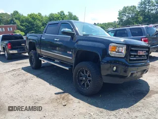 2015 GMC Sierra 1500 SLT with VIN 3GTU2VEC4FG247201, listed as a IAAI auction lot 39803670 with 183,497 mi miles and . Bid and sale history available at DreamBid. Image 1.