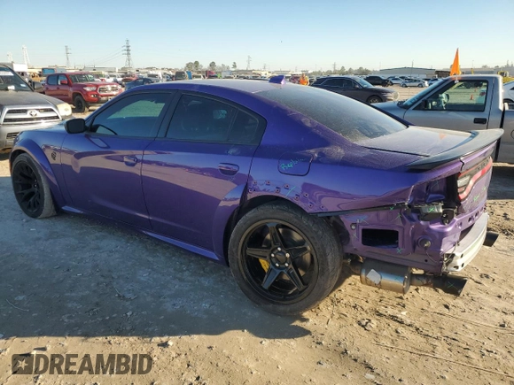 2023 Dodge Charger SRT Hellcat Widebody Jailbreak with VIN 2C3CDXL97PH585769, listed as a Copart auction lot 42298925 with 5,388 mi miles and Salvage Title. Bid and sale history available at carsss.com. Image 2.
