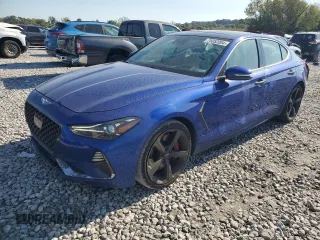 2020 Genesis G70 3.3T with VIN KMTG34LE9LU053508, listed as a Copart auction lot 75052004 with 135,388 mi miles and Salvage Title. Bid and sale history available at carsss.com. Image 1.
