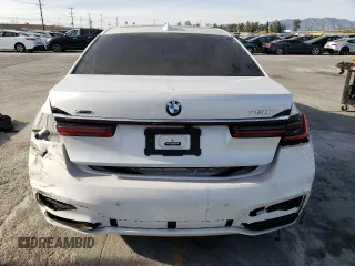 2021 BMW 7 Series 750i xDrive with VIN WBA7U2C0XMCF07700, listed as a Copart auction lot 40681623 with 0 mi miles. Bid and sale history available at carsss.com. Image 6.