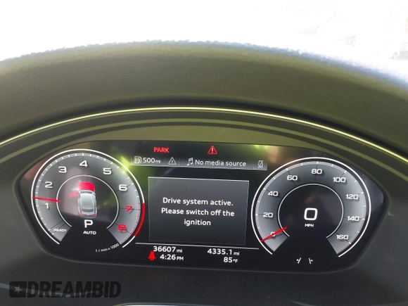 2024 Audi A5 Sportback S line Premium Plus z VIN WAUFACF52RA050222, wystawiony jako IAAI lot #42135082 z przebiegiem 36 607 mil mil oraz . Historia ofert i sprzedaży dostępna na DreamBid. Obrazek 16.