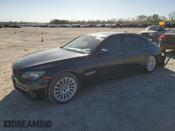 2010 BMW 7 Series 750Li with VIN WBAKB8C58ACY63182, listed as a Copart auction lot 87037964 with 83,484 mi miles and Salvage title. Bid and sale history available at DreamBid. Image 1.