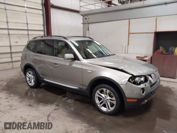 2008 BMW X3 3.0si with VIN WBXPC93498WJ20366, listed as a IAAI auction lot 42097355 with 121,393 mi miles and . Bid and sale history available at DreamBid. Image 1.