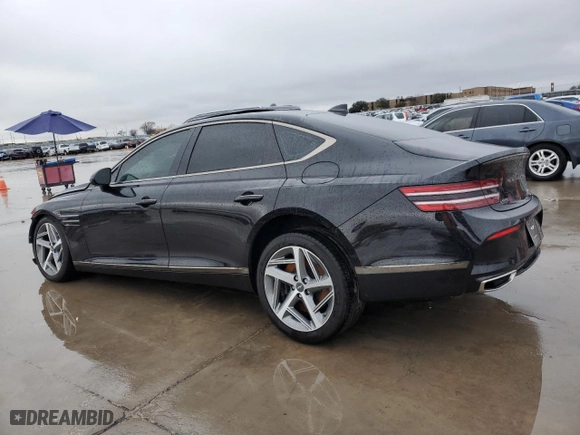 2024 Genesis G80 3.5T Sport with VIN KMTGB4SD9RU213911, listed as a Copart auction lot 44259685 with 0 mi miles and Salvage Title. Bid and sale history available at carsss.com. Image 2.
