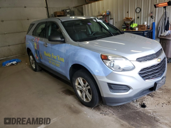 2016 Chevrolet Equinox LS with VIN 2GNFLEEK2G6315870, listed as a Copart auction lot 53386255 with 92,277 mi miles and Clean Title. Bid and sale history available at carsss.com. Image 4.