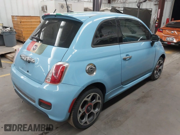 2016 FIAT 500 Sport with VIN 3C3CFFBR7GT217394, listed as a IAAI auction lot 41892554 with 128,486 mi miles and . Bid and sale history available at DreamBid. Image 4.