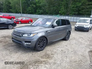 2016 Land Rover Range Rover Sport HSE with VIN SALWR2PF0GA659599, listed as a IAAI auction lot 42458860 with 130,607 mi miles and . Bid and sale history available at DreamBid. Image 2.