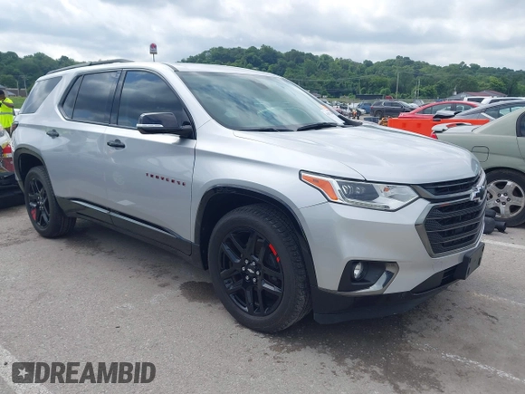 2019 Chevrolet Traverse Premier with VIN 1GNEVKKW3KJ287097, listed as a IAAI auction lot 42497740 with 72,836 mi miles and . Bid and sale history available at DreamBid. Image 1.