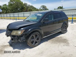 2018 Dodge Journey Crossroad z VIN 3C4PDCGGXJT505121, wystawiony jako Copart lot #58708425 z przebiegiem 239 249 mil mil oraz Szkoda całkowita • Salvage title. Historia ofert i sprzedaży dostępna na DreamBid. Obrazek 1.