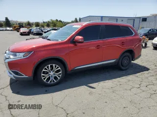 2017 Mitsubishi Outlander SE with VIN JA4AZ3A37HZ038945, listed as a Copart auction lot 61012845 with 108,797 mi miles and Salvage title. Bid and sale history available at DreamBid. Image 1.