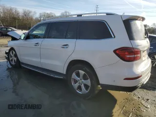2017 Mercedes-Benz GLS 450 with VIN 4JGDF6EE1HA887438, listed as a Copart auction lot 42875025 with 83,584 mi miles and Salvage Title. Bid and sale history available at DreamBid. Image 2.