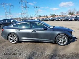 2021 Audi A5 Sportback S line Premium Plus with VIN WAUFACF52MA047877, listed as a IAAI auction lot 41643604 with 34,912 mi miles. Bid and sale history available at carsss.com. Image 13.