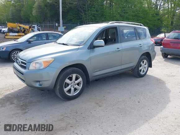 2008 Toyota RAV4 Limited with VIN JTMBD31VX86073331, listed as a IAAI auction lot 42270260 with 124,450 mi miles and . Bid and sale history available at DreamBid. Image 2.