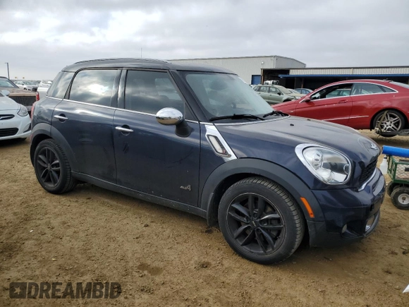 2011 MINI Countryman S with VIN WMWZC5C53BWH99985, listed as a Copart auction lot 89191125 with 90,177 mi miles and Salvage Title. Bid and sale history available at DreamBid. Image 4.