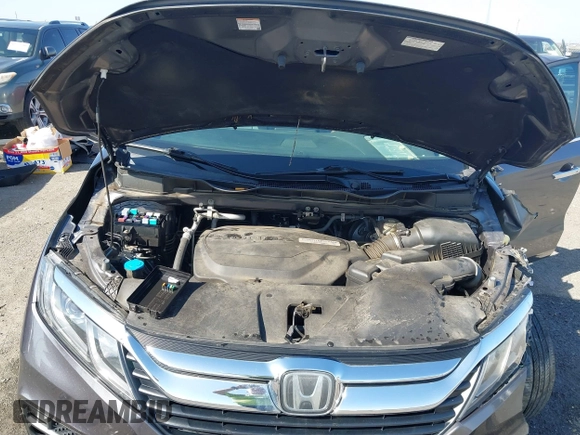 2019 Honda Odyssey EX with VIN 5FNRL6H59KB131319, listed as a IAAI auction lot 41794792 with 58,392 mi miles. Bid and sale history available at carsss.com. Image 10.