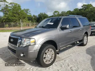 2013 Ford Expedition Max Limited z VIN 1FMJK2A53DEF32884, wystawiony jako Copart lot #66403445 z przebiegiem 187 334 mil mil oraz Czysty tytuł • Clean title. Historia ofert i sprzedaży dostępna na DreamBid. Obrazek 1.