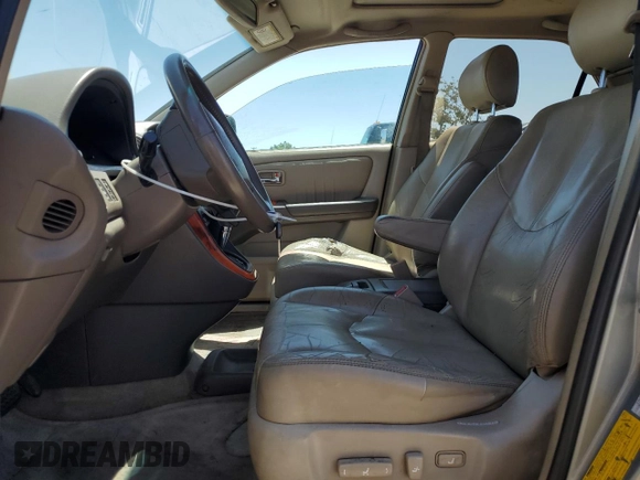 2000 Lexus RX 300 z VIN JT6HF10U8Y0160740, wystawiony jako Copart lot #57842695 z przebiegiem 231 690 mil mil oraz Tytuł czysty. Historia ofert i sprzedaży dostępna na DreamBid. Obrazek 7.