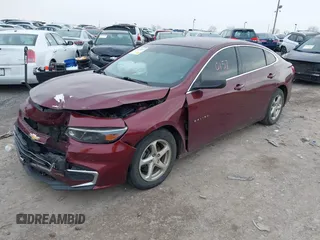 2016 Chevrolet Malibu LS with VIN 1G1ZB5ST6GF256794, listed as a IAAI auction lot 41230157 with 202,643 mi miles and . Bid and sale history available at carsss.com. Image 2.
