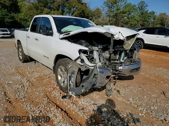 2020 Ram 1500 Big Horn with VIN 1C6RREBTXLN179888, listed as a Copart auction lot 43540855 with 104,048 mi miles and Salvage Title. Bid and sale history available at carsss.com. Image 11.