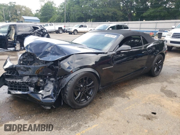2013 Chevrolet Camaro LT with VIN 2G1FB3D39D9240212, listed as a Copart auction lot 55618745 with 83,884 mi miles and Salvage title. Bid and sale history available at DreamBid. Image 1.