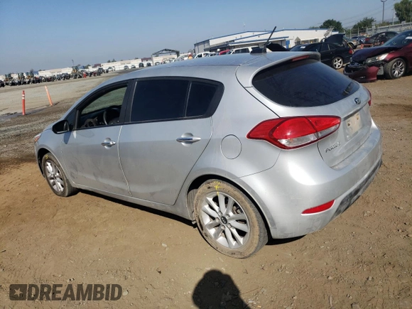 2017 Kia Forte LX with VIN KNAFK5A85H5676512, listed as a Copart auction lot 67534034 with 92,595 mi miles and Salvage Title. Bid and sale history available at carsss.com. Image 2.