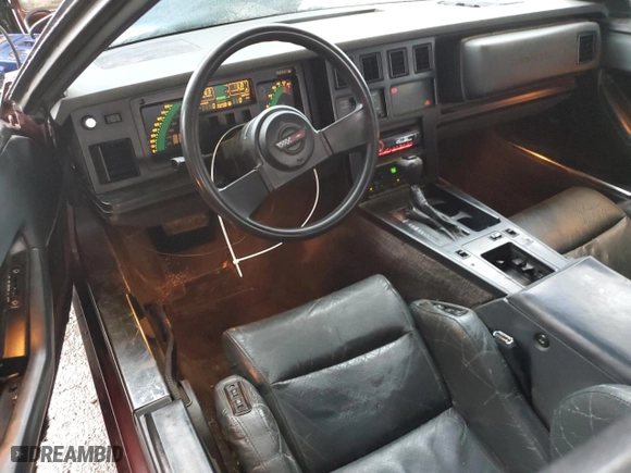 1987 Chevrolet Corvette with VIN 1G1YY3181H5107549, listed as a Copart auction lot 80636944 with 92,561 mi miles and Salvage Title. Bid and sale history available at carsss.com. Image 8.