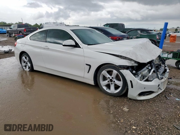 2014 BMW 4 Series 428i with VIN WBA3N3C54EF712164, listed as a Copart auction lot 64086545 with Not provided miles and Clean title. Bid and sale history available at DreamBid. Image 4.