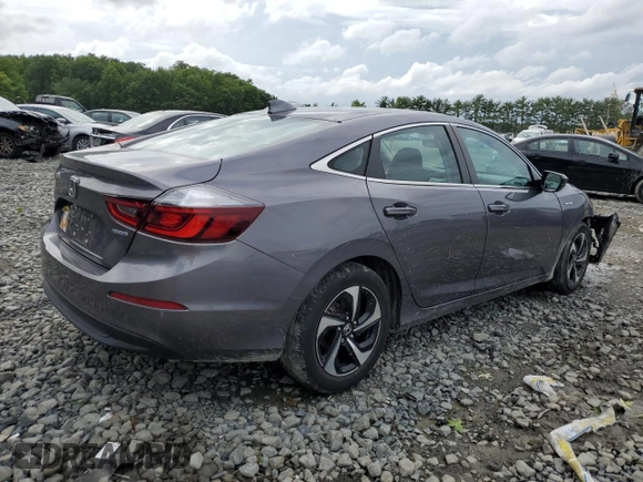 2022 Honda Insight EX with VIN 19XZE4F54NE003064, listed as a Copart auction lot 85100894 with 22,783 mi miles and Salvage Title. Bid and sale history available at DreamBid. Image 3.