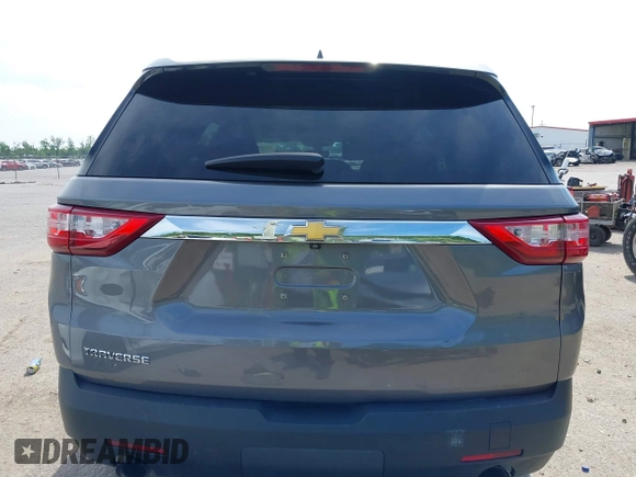 2020 Chevrolet Traverse LS with VIN 1GNERFKW1LJ189439, listed as a IAAI auction lot 42160909 with 102,583 mi miles and . Bid and sale history available at DreamBid. Image 16.