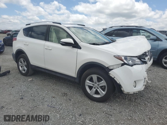 2013 Toyota RAV4 XLE with VIN JTMWFREV7D5006033, listed as a Copart auction lot 59340545 with Not provided miles and Salvage title. Bid and sale history available at DreamBid. Image 4.