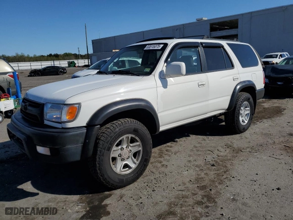 2001 Toyota 4Runner SR5 with VIN JT3HN86R219051736, listed as a Copart auction lot 53515375 with 271,005 mi miles and Salvage Title. Bid and sale history available at carsss.com. Image 1.