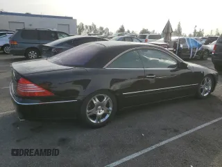2003 Mercedes-Benz CL 5.0L with VIN WDBPJ75J03A037245, listed as a Copart auction lot 87336204 with 152,357 mi miles and Salvage Title. Bid and sale history available at carsss.com. Image 3.