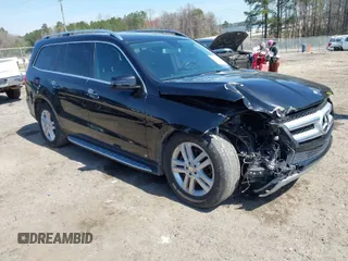 2016 Mercedes-Benz GL with VIN 4JGDF2EE7GA688353, listed as a IAAI auction lot 41828162 with 109,726 mi miles. Bid and sale history available at carsss.com. Image 1.