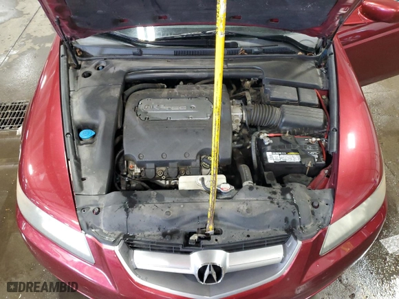 2005 Acura TL with VIN 19UUA66255A080537, listed as a Copart auction lot 52018525 with 162,820 mi miles and Salvage Title. Bid and sale history available at carsss.com. Image 11.