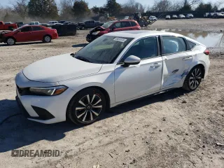 2023 Honda Civic EX-L z VIN 19XFL1H76PE016536, wystawiony jako Copart lot #46624315 z przebiegiem 26 853 mil mil oraz Czysty tytuł • Clean title. Historia ofert i sprzedaży dostępna na DreamBid. Obrazek 1.