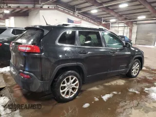 2014 Jeep Cherokee Latitude with VIN 1C4PJLCB6EW275094, listed as a Copart auction lot 45627785 with 169,391 mi miles and Salvage Title. Bid and sale history available at carsss.com. Image 3.