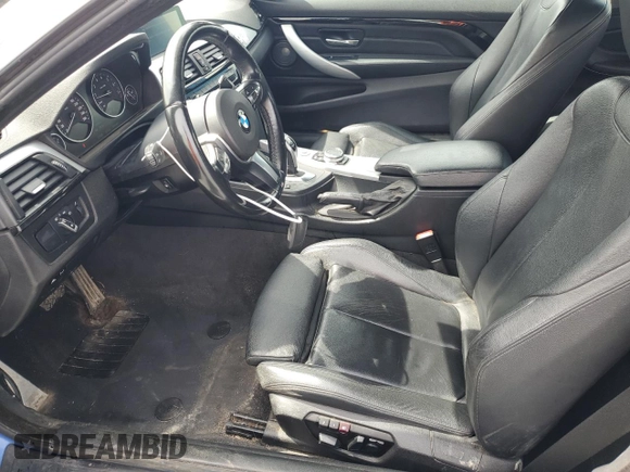 2015 BMW 4 Series 435i xDrive with VIN WBA3R5C53FK371770, listed as a Copart auction lot 55247065 with 121,070 mi miles and Clean title. Bid and sale history available at DreamBid. Image 7.
