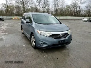 2012 Nissan Quest SL with VIN JN8AE2KPXC9032857, listed as a Copart auction lot 53962625 with 115,093 mi miles and Salvage Title. Bid and sale history available at carsss.com. Image 14.