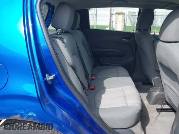 2016 Chevrolet Sonic LT with VIN 1G1JC6SH2G4168106, listed as a IAAI auction lot 41808797 with 141,473 mi miles. Bid and sale history available at carsss.com. Image 8.