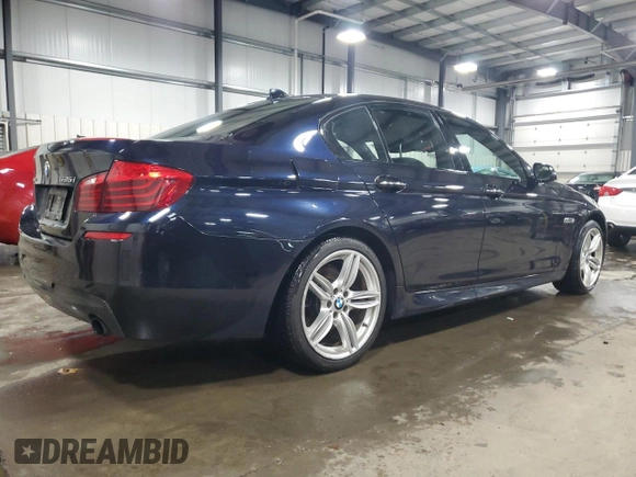 2014 BMW 5 Series 535i xDrive с VIN WBA5B3C55ED293156, выставлен на аукционе Copart как лот 57638825 с пробегом 98 438 миль миль и Списание • Salvage title. История ставок и продаж доступна на DreamBid. Изображение 3.