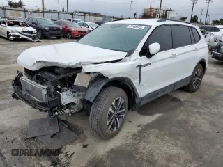 2024 Volkswagen Tiguan S with VIN 3VVRB7AX5RM016714, listed as a Copart auction lot 49308545 with 9,527 mi miles and Salvage Title. Bid and sale history available at carsss.com. Image 1.
