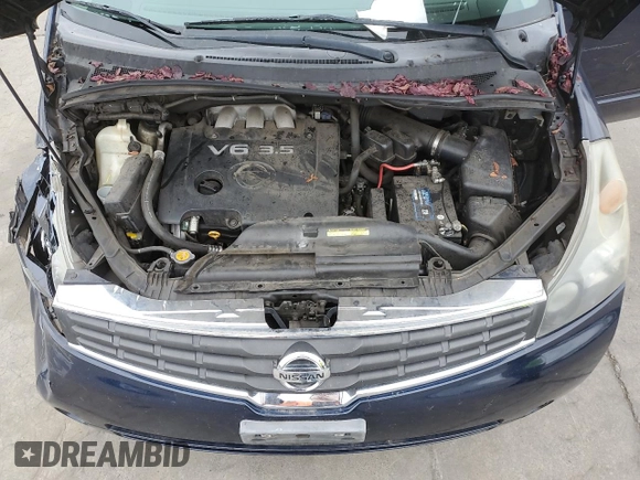 2009 Nissan Quest S with VIN 5N1BV28U09N101497, listed as a Copart auction lot 75330364 with 173,906 mi miles and Salvage Title. Bid and sale history available at carsss.com. Image 12.