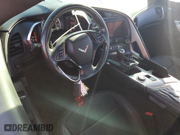 2015 Chevrolet Corvette 1LT with VIN 1G1YB2D76F5122480, listed as a Copart auction lot 48586755 with 57,836 mi miles and Salvage Title. Bid and sale history available at carsss.com. Image 8.
